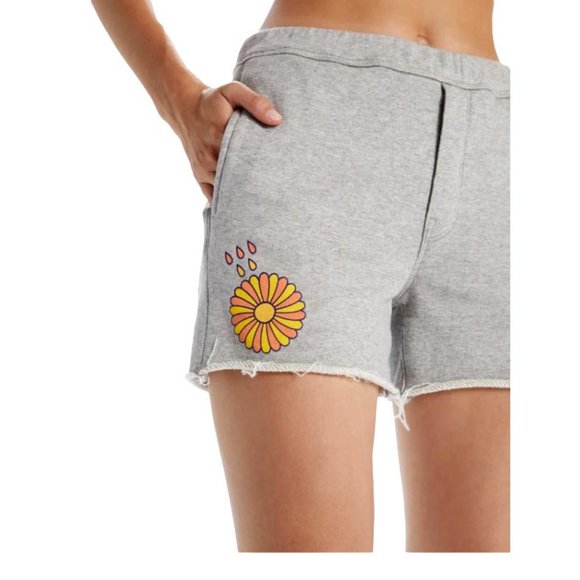 MOTHER Pants - MOTHER Gray The Quickie Roller Short Fray